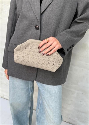 Small Rosalia clutch Grey Lace Pico 